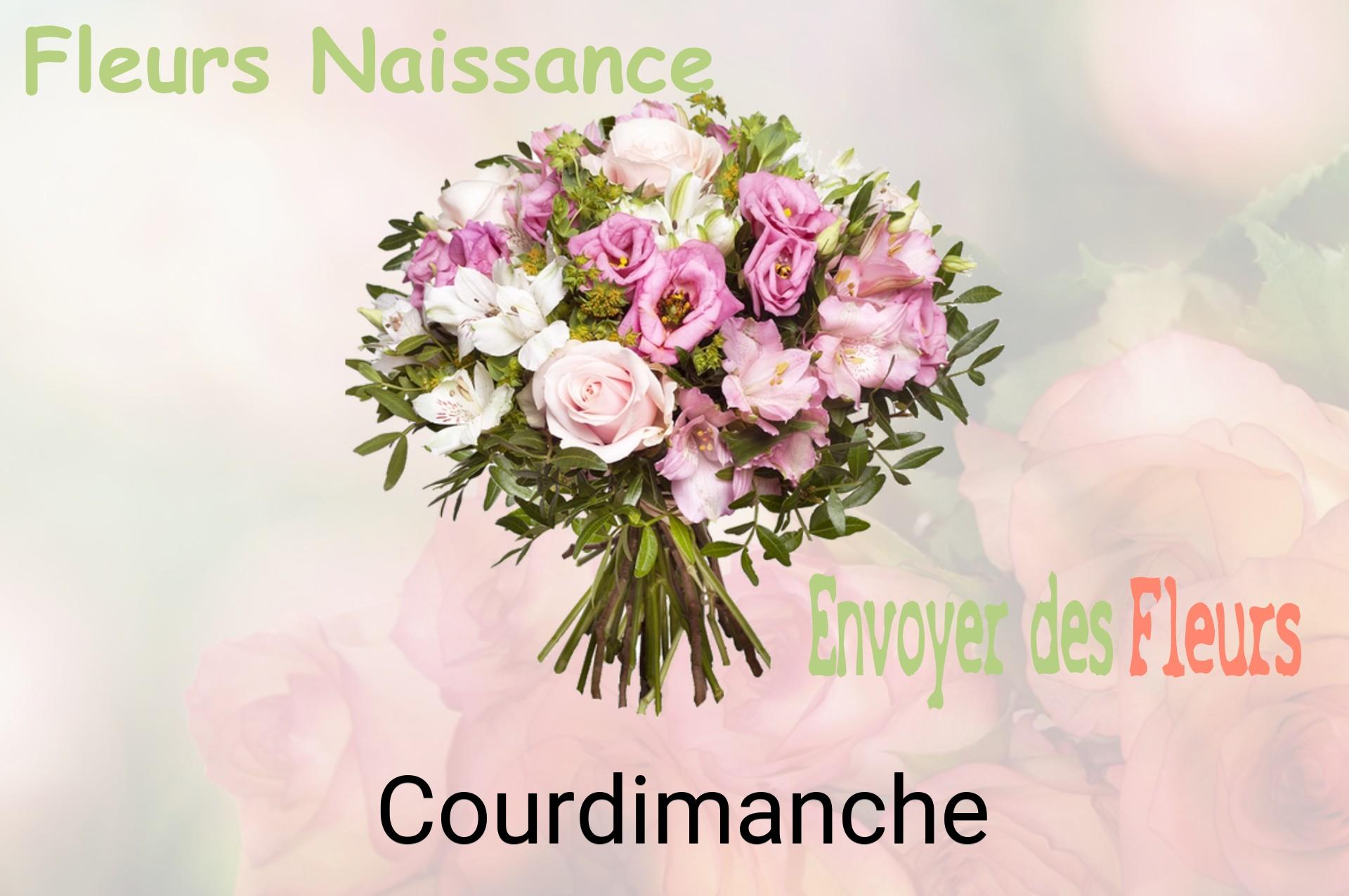 Bouquet de fleurs de naissance livré à Courdimanche